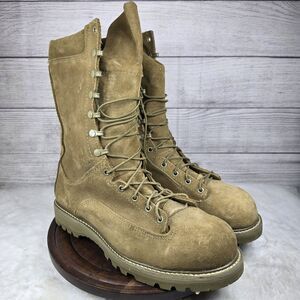 Matterhorn 10” Sage Field Combat Boot Safety Toe USA Made Men’s 11 W Vibram Sole